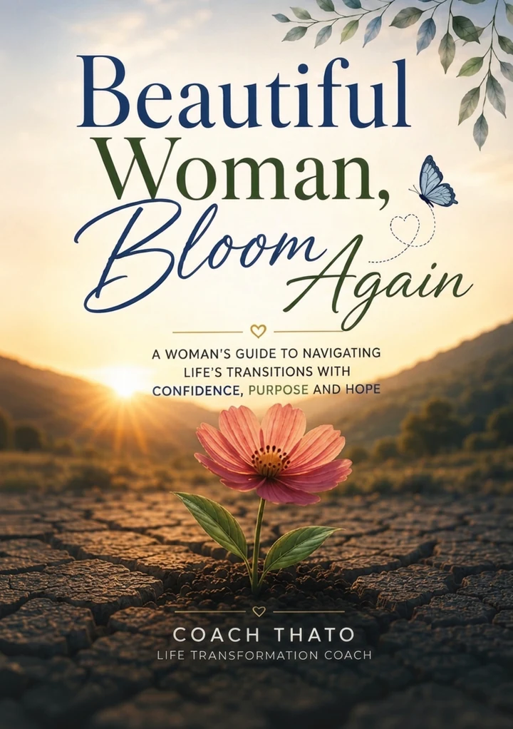 The cover of Beautiful Woman, Bloom Again by Coach Thato